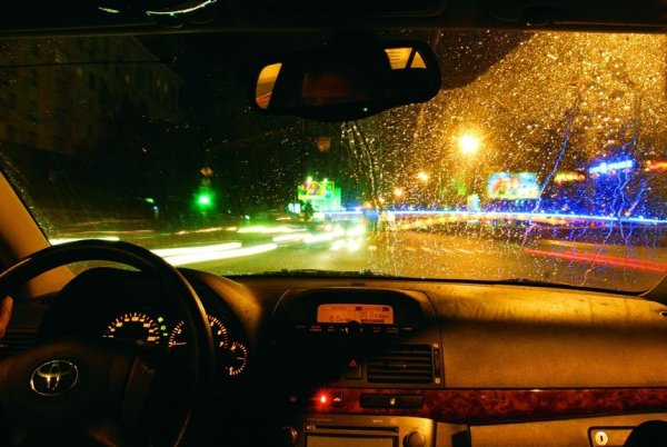 Вид из лобового стекла