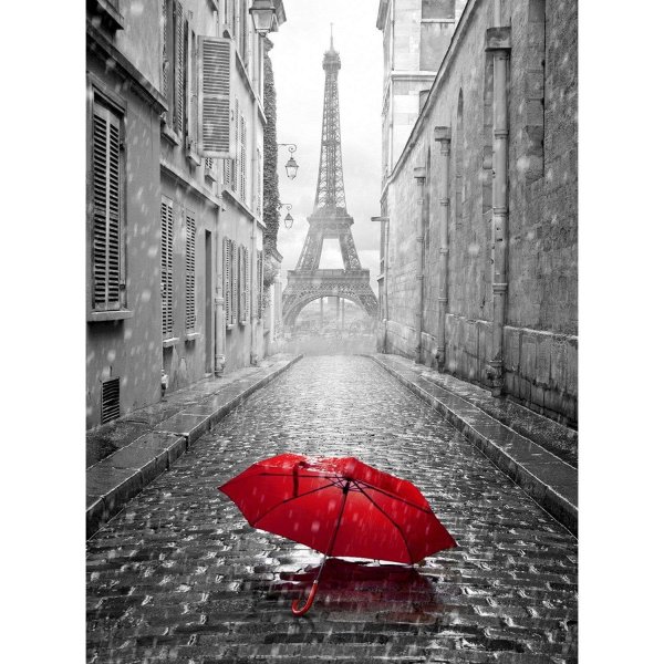 Вышивка крестом золотое Руно красный зонтик