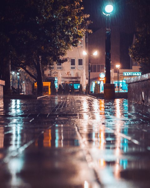 Дождь в городе