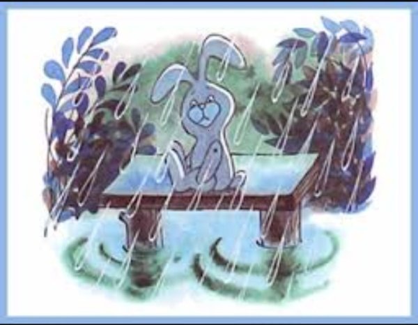 Картинка до ниточки промок для детей