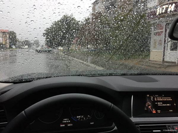 Ливень за рулем