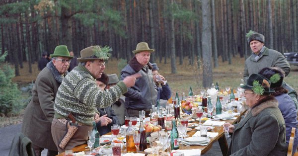Брежнев на охоте в Завидово