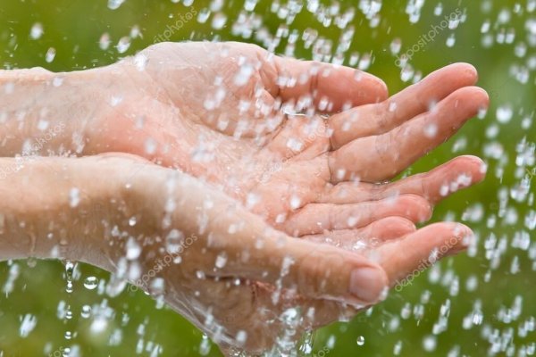 Капли дождя в ладонь