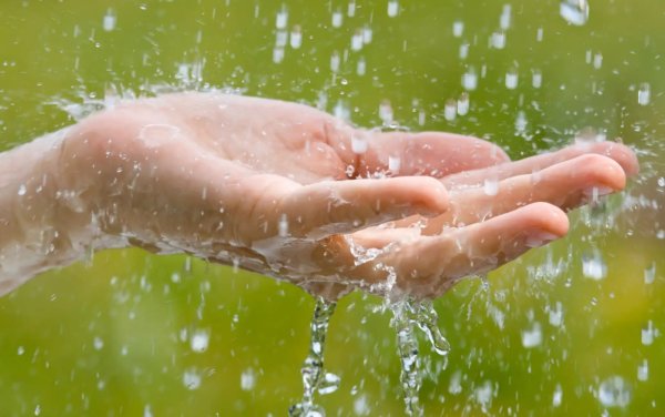 Вода в руках