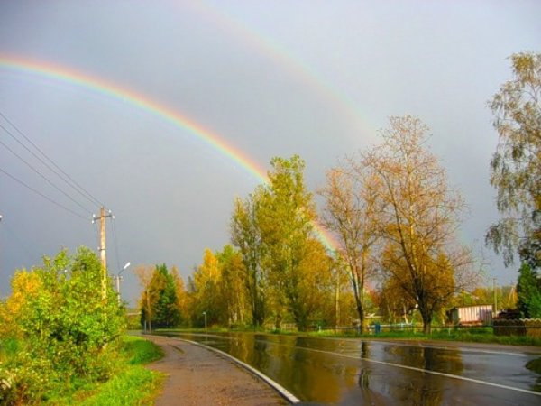 Радуга после дождя