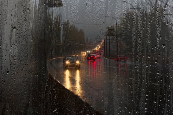 Осенний дождь в городе