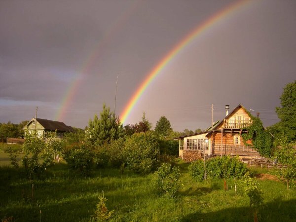 Радуга над домом