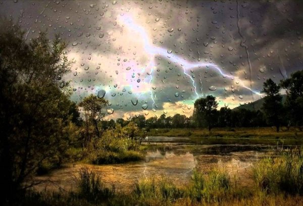 Гроза и дождь