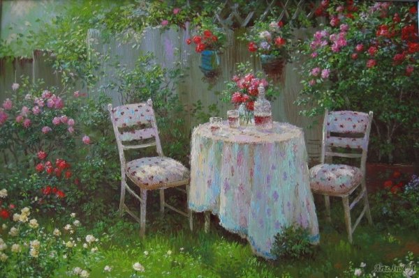 Художник Ольга Охримец веранда