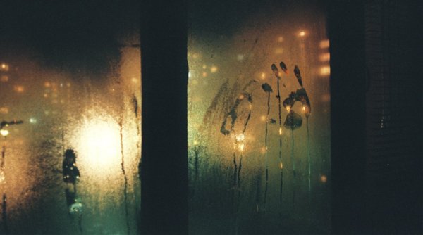 Дождь окно ночь