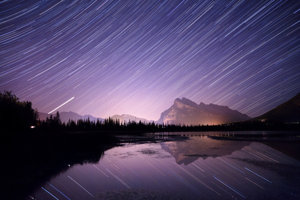 Красивый звездопад