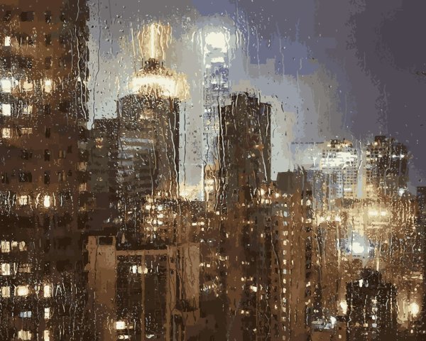 Город за окном