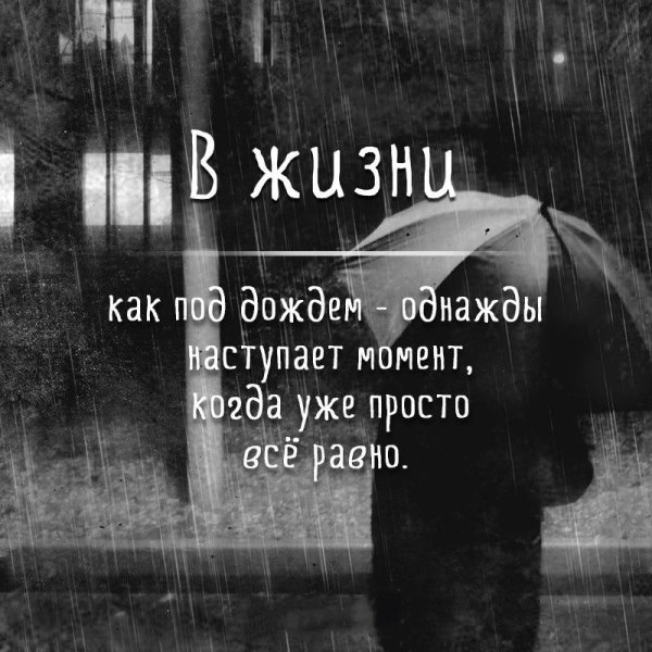 Под дождем цитаты