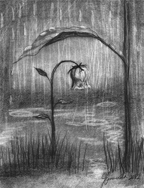 Дождь карандашом