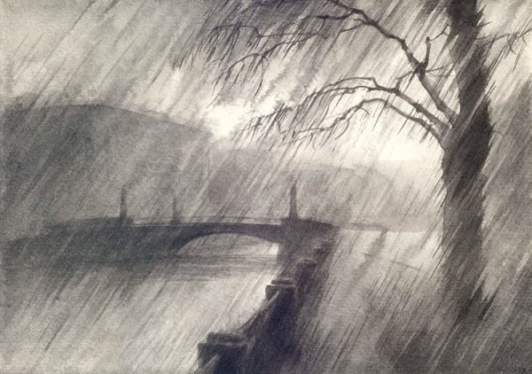 Дождь в графике