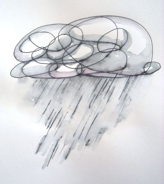 Дождь рисунок