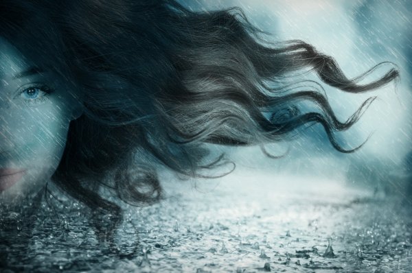 Волосы и дождь