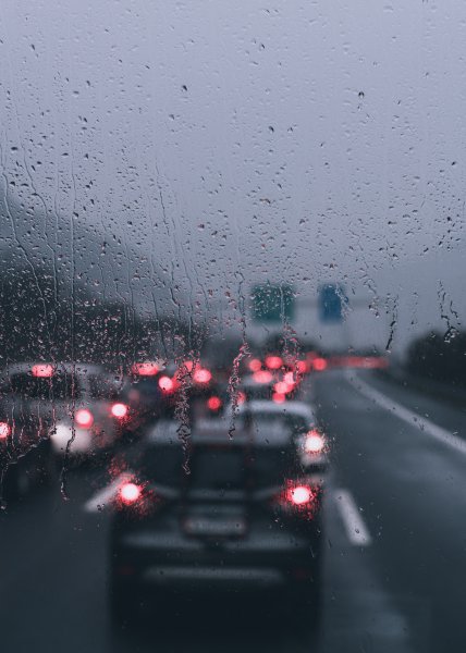 Дождь машина