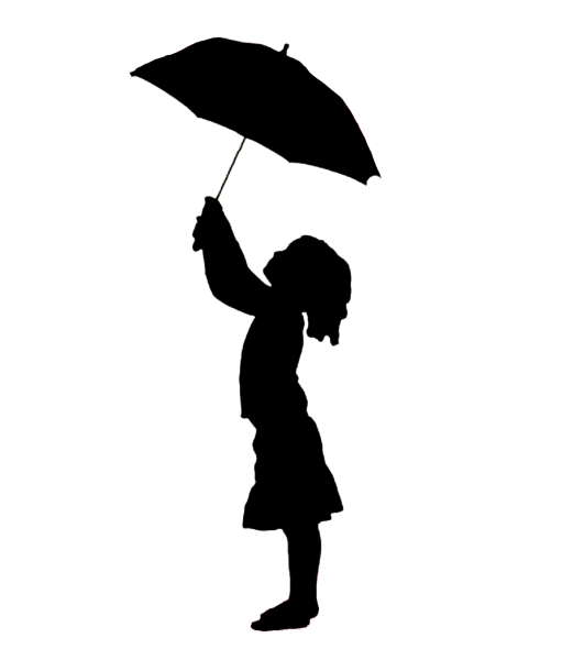 Девушка с зонтом