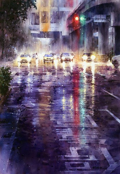 Тайваньский художник Lin Ching che