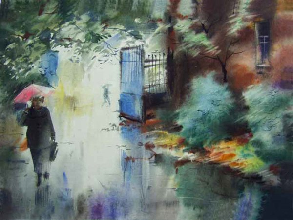 Виктор Зелик акварель