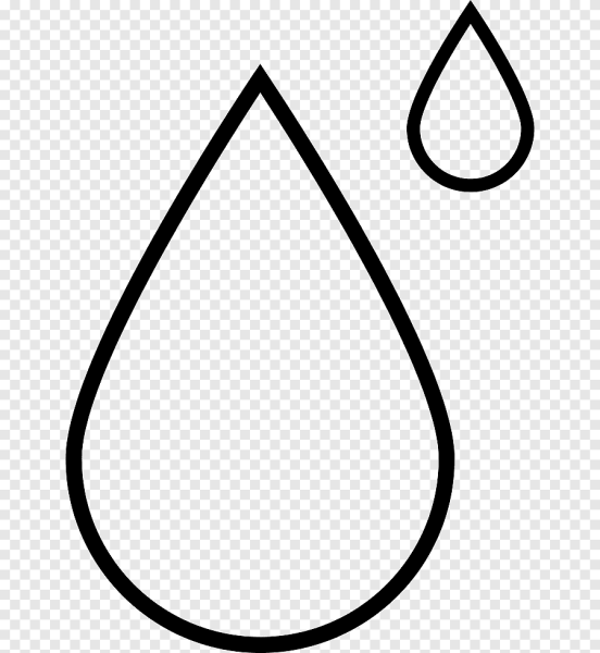 Капля контур