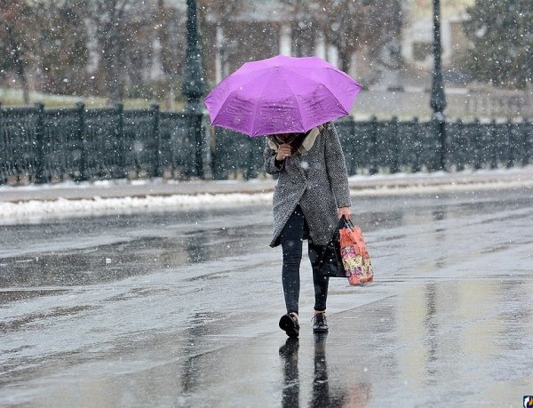Мокрый снег с дождем