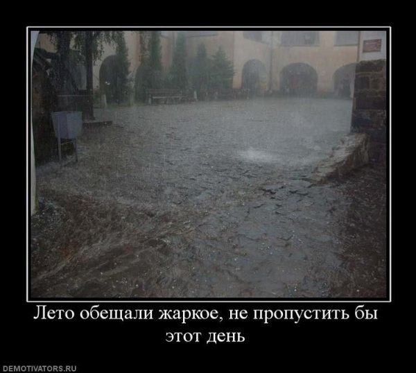 Демотиваторы про лето