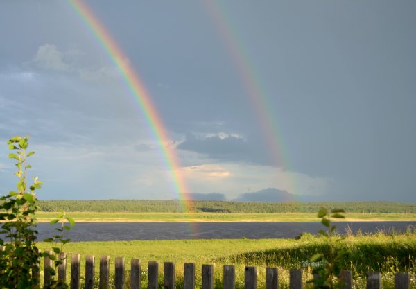 Радуга после дождя