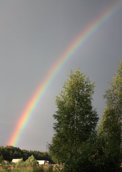 Радуга после дождя