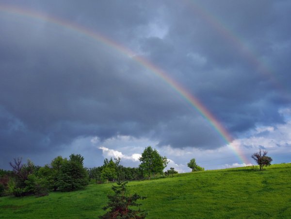 Радуга после дождя