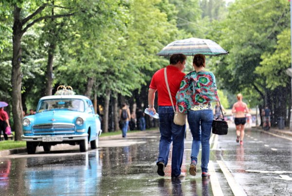 Гуляние под дождем