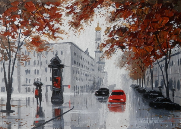 Художник Александр Болотов дождь