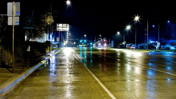 Дорога дождь ночь