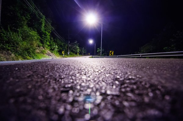 Дорога асфальт ночь