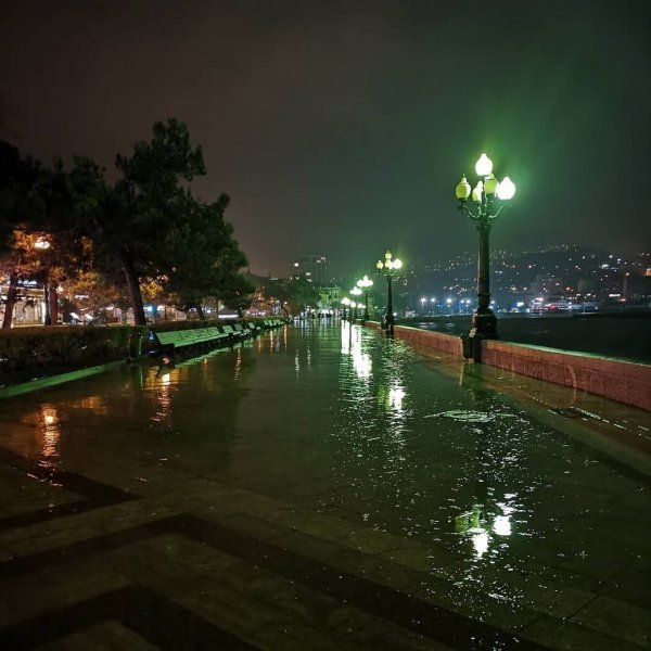 Ялта набережная 2021 ночью