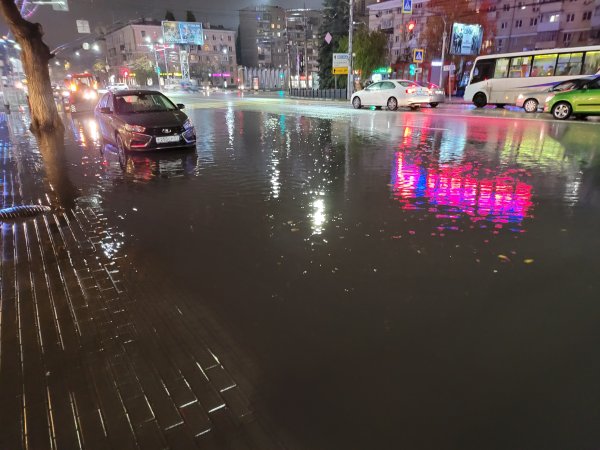 Воронеж затопило