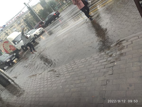 Дождь в городе