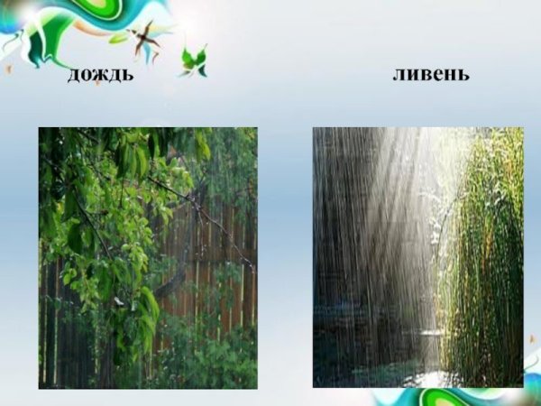 Ливень презентация