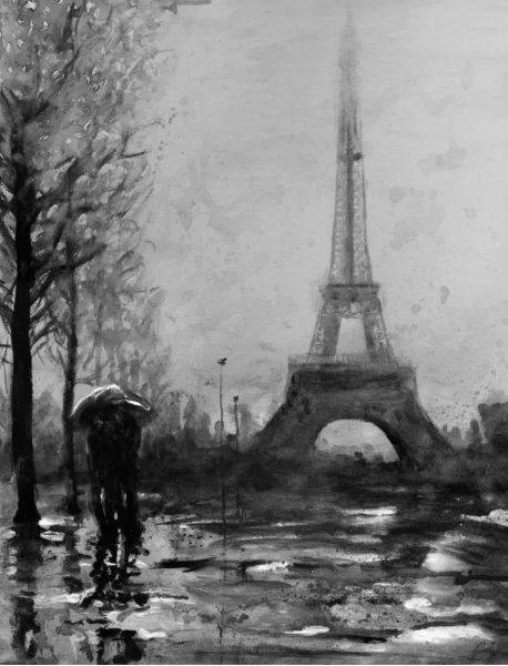 Грустный Париж
