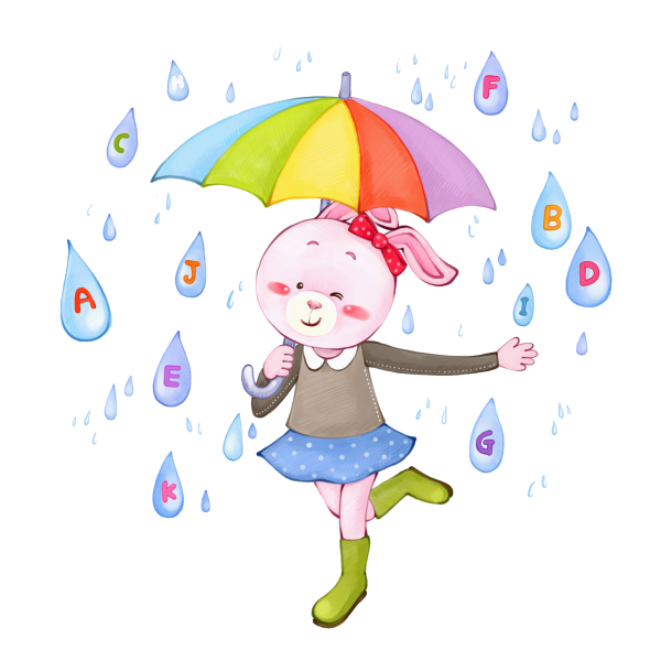 Дождик иллюстрация