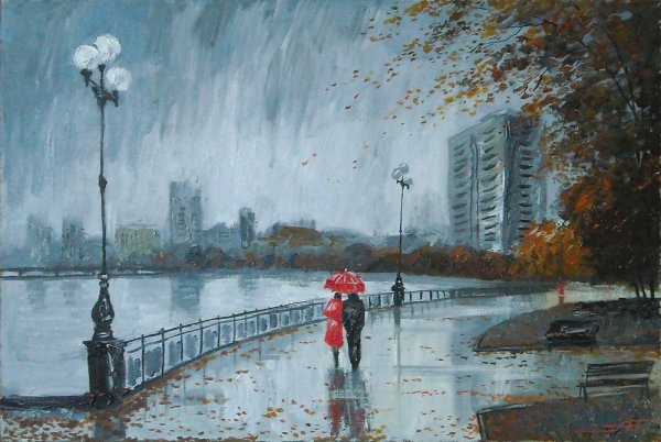 Александр Болотов художник картины парк