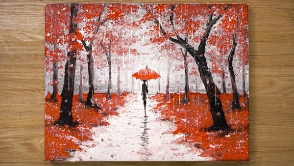 Рисование акриловыми красками для начинающих