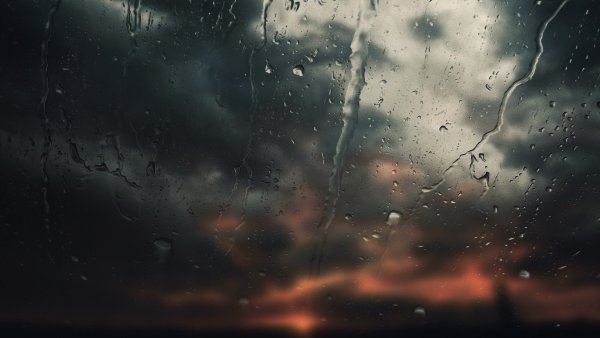 Обои дождь
