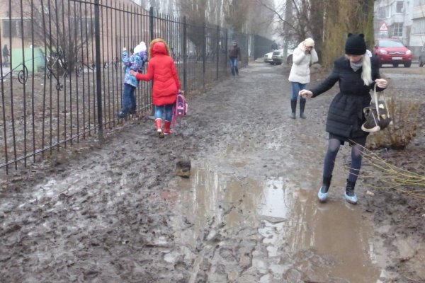 Грязь на улице