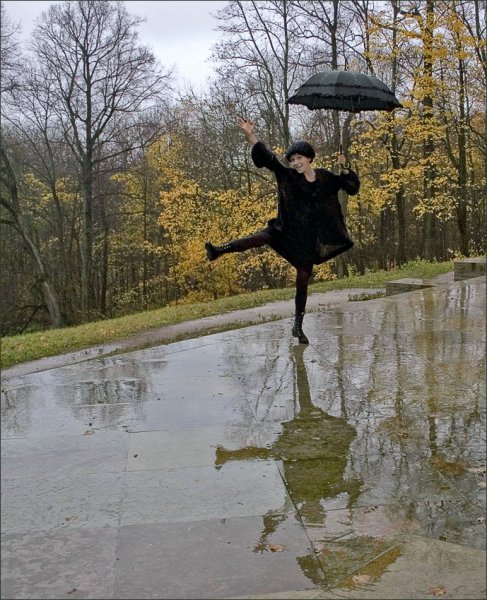 Приколы про дождливую осень