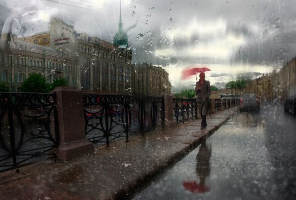 Питер осень дождь