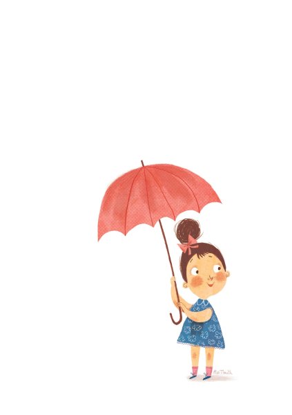 Девочка с зонтиком