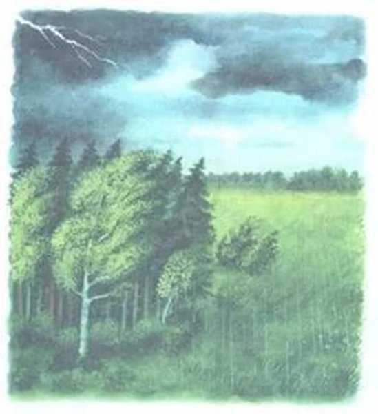 Иллюстрация к весенней грозе Тютчева