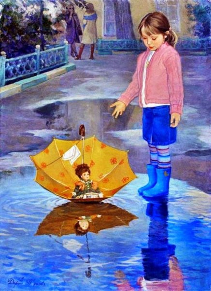 Художница Татьяна Дерий